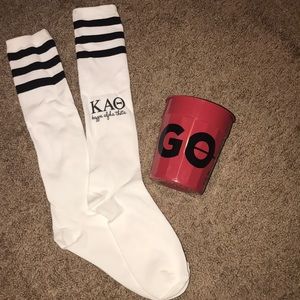 Kappa Alpha Theta High Socks